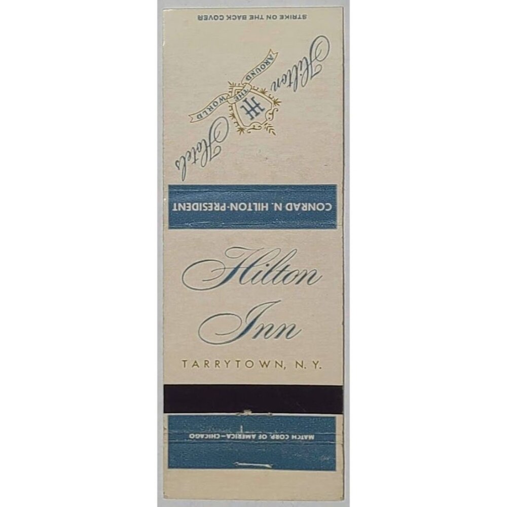 Vintage Matchbook Cover Hilton Inn Tarrytown New York NY - Picture 2 of 5